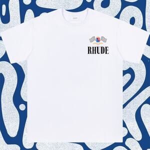 RHUDE Men's Casual Short Sleeve